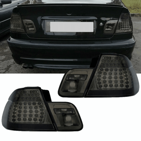 leuchten smoked dunkel getönt für Coupe Cabrio Touring Limo für BMW E46 LED Rück