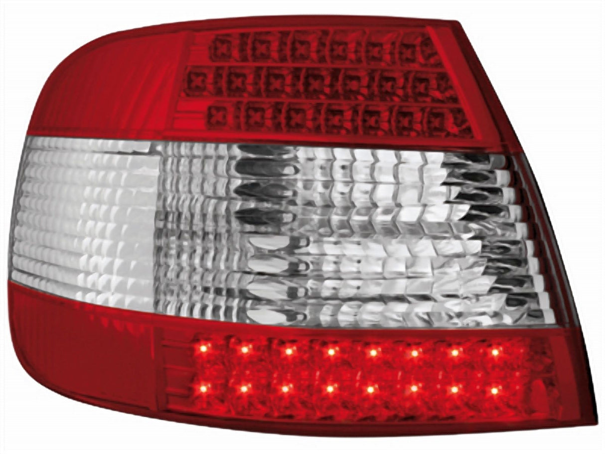 LED Rückleuchten Set rot chrom für Audi A4 B5 11.1994-10.2000