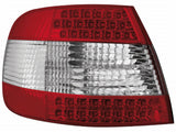 LED Rückleuchten Set rot chrom für Audi A4 B5 11.1994-10.2000