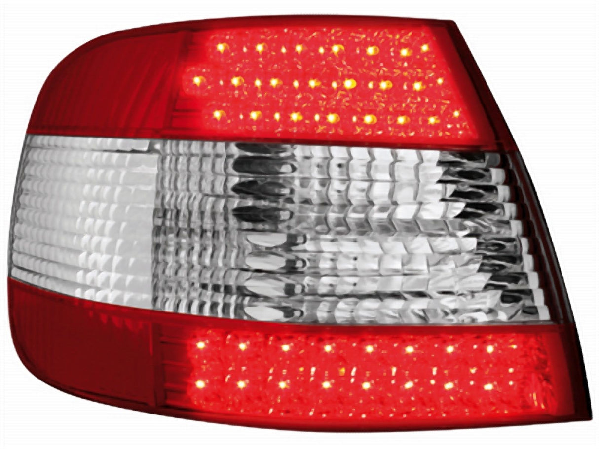 LED Rückleuchten Set rot chrom für Audi A4 B5 11.1994-10.2000