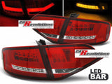 Led Lightbar Rückleuchten in rot für Audi A4 B8 Limo 2008--2011