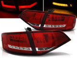 Led Lightbar Rückleuchten in rot für Audi A4 B8 Limo 2008--2011