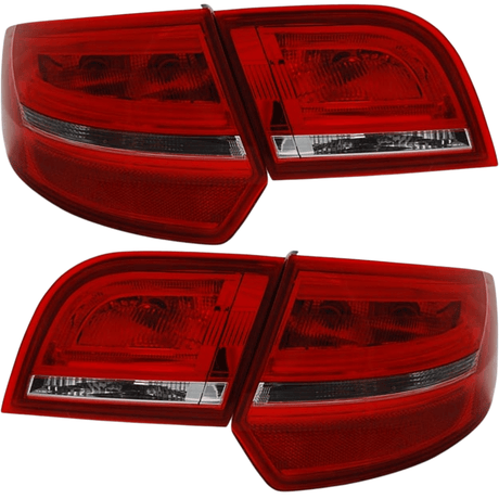 leuchten Rot LED Tuning Zubehör für sportliches Heck für Audi A3 8P Rück
