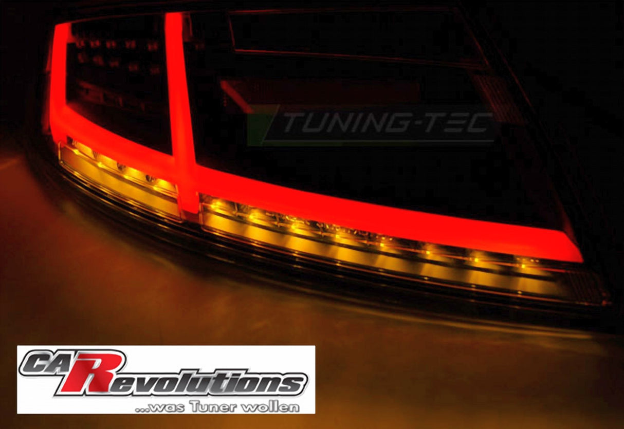 Led Rückleuchten dynamische Blinker 8S Look in rot matt für Audi TT 8J 04.2006-02.2014