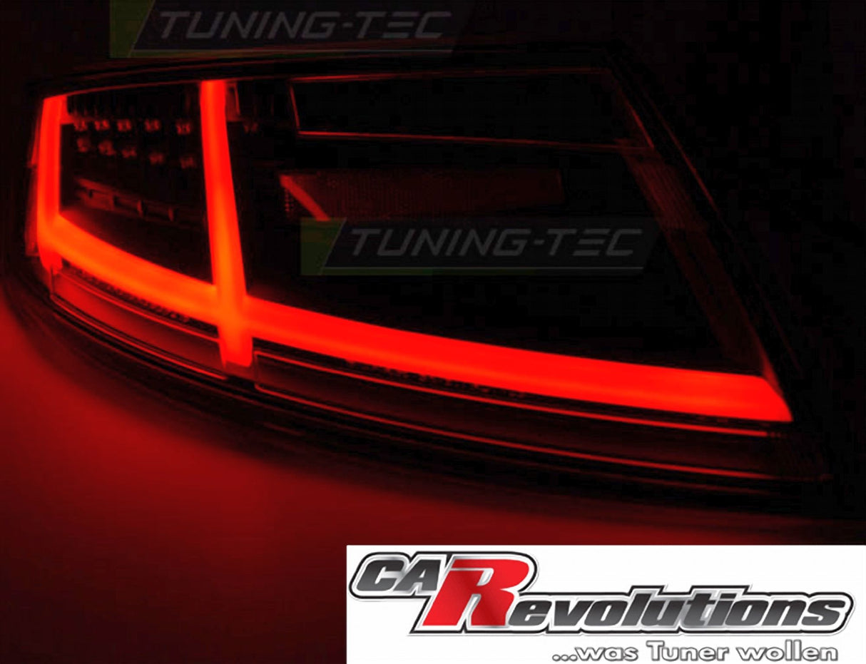 Led Rückleuchten dynamische Blinker 8S Look in rot matt für Audi TT 8J 04.2006-02.2014