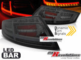 Led Rückleuchten dynamische Blinker 8S Look in smoke für Audi TT 8J 04.2006-02.2014