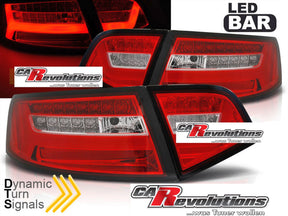 LED Rückleuchten S6 Look rot dynamische Blinker Audi A6 C6 Limo 2008-2011 CR-Tuning