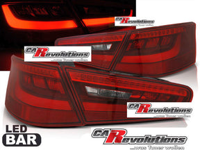 leuchten Facelift Look CR-Tuning für Audi A3 8V rote LED Lightbar Rück