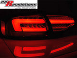 Led dynamischer Blinker Rückleuchten Set für Audi A4 B8 8K Limousine in rot smoke 2012-2015