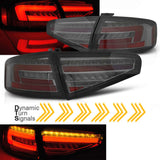 Led dynamischer Blinker Rückleuchten Set für Audi A4 B8 8K Limousine in smoke 2012-2015