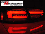 Led dynamischer Blinker Rückleuchten Set für Audi A4 B8 8K Limousine in smoke 2012-2015