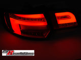 LED dynamische Rückleuchten Set für Audi A3 8P Sportback 2003 bis 2008-  smoke chrom