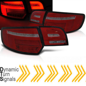 LED dynamische Rückleuchten rot smoke für Audi A3 8P Sportback 2003-2008 CR-Tuning