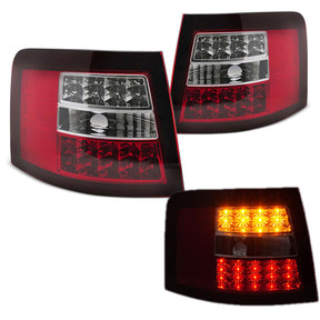 LED Rückleuchten rot für Audi A6 C5 Avant, Set mit mehreren Lichtern