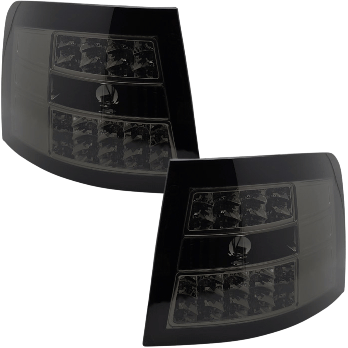 Schwarze LED Rückleuchten für Audi A4 B8 Avant mit getöntem Glas