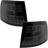 Schwarze LED Rückleuchten für Audi A4 B8 Avant mit getöntem Glas