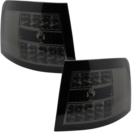 Schwarze LED Rückleuchten für Audi A4 B8 Avant mit getöntem Glas