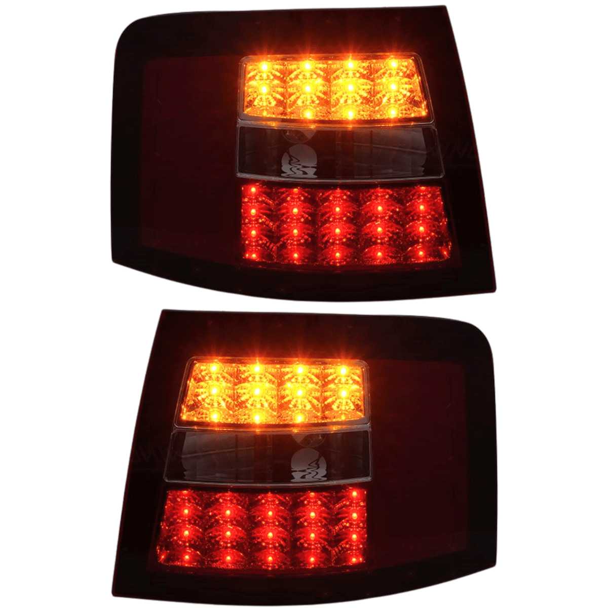 LED Rückleuchten Set smoke Audi A6 C5 4B Avant 1997-2004 mit roten und gelben LEDs