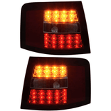 LED Rückleuchten Set smoke Audi A6 C5 4B Avant 1997-2004 mit roten und gelben LEDs