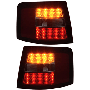 LED Rückleuchten Set smoke Audi A6 C5 4B Avant 1997-2004 mit roten und gelben LEDs