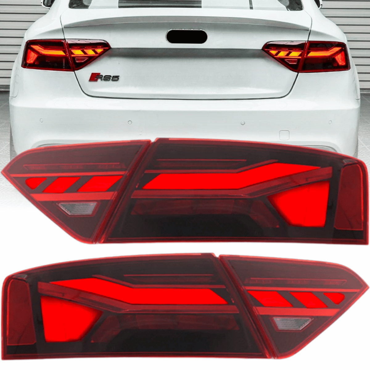 Voll LED Rückleuchten Set für Audi A5 8T 2011-2016 dynamischer Blinker & Welcome Light