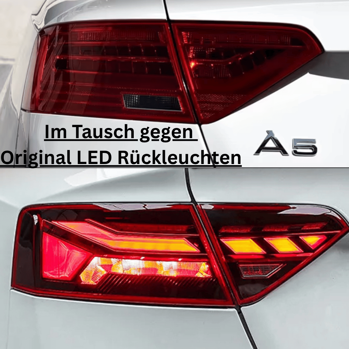 Voll LED Rückleuchten Set für Audi A5 8T 2011-2016 dynamischer Blinker & Welcome Light