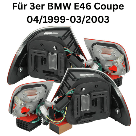 leuchten 04/1999-03/2003, Rücklichter Tuning Zubehör für BMW E46 Coupe Rück