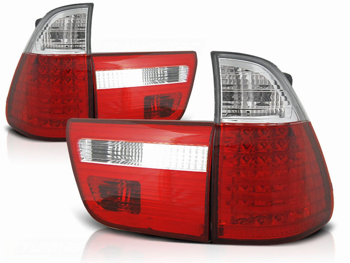 LED Rückleuchten Set rot weiß für BMW X5 E53 09.1999-10.2003