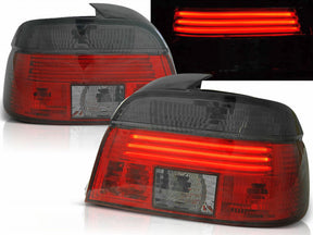LED Rückleuchten rot für BMW E39, rot leuchtende Streifen, Tuning Zubehör