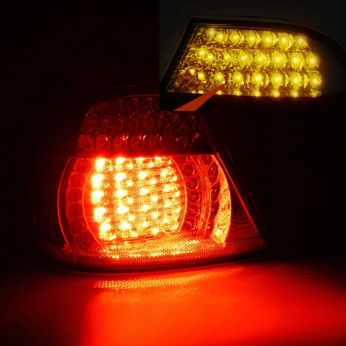 LED Rückleuchten Set rot weiß für BMW E46 04.1999-03.2003 CABRIO