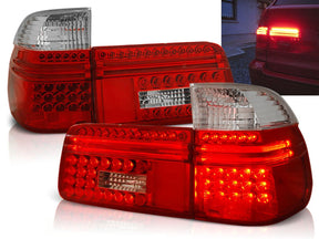 LED Rückleuchten rot weiß für BMW E39 Touring 1997-08.2000 im Set