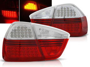 LED Rückleuchten rot weiß für BMW E90 Limousine, Set, 2005-2008, CR-Tuning