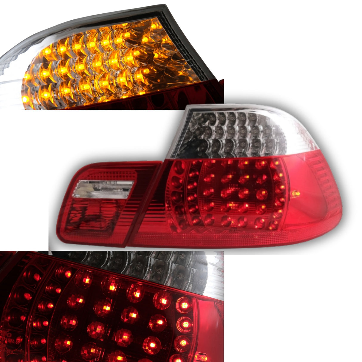 LED Rückleuchten Set rot weiß für BMW E46 04.1999-03.2003 COUPE