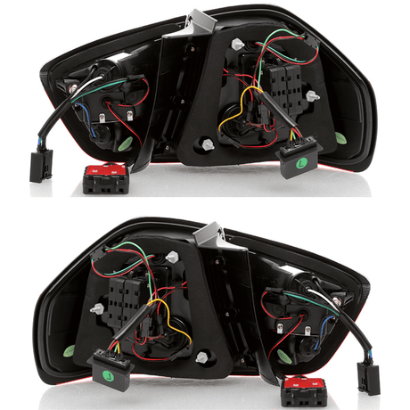 Rückleuchten mit Kabelbaum und Stecker für KFZ-Tuning, LED-Technik, Rücklicht-Zubehör