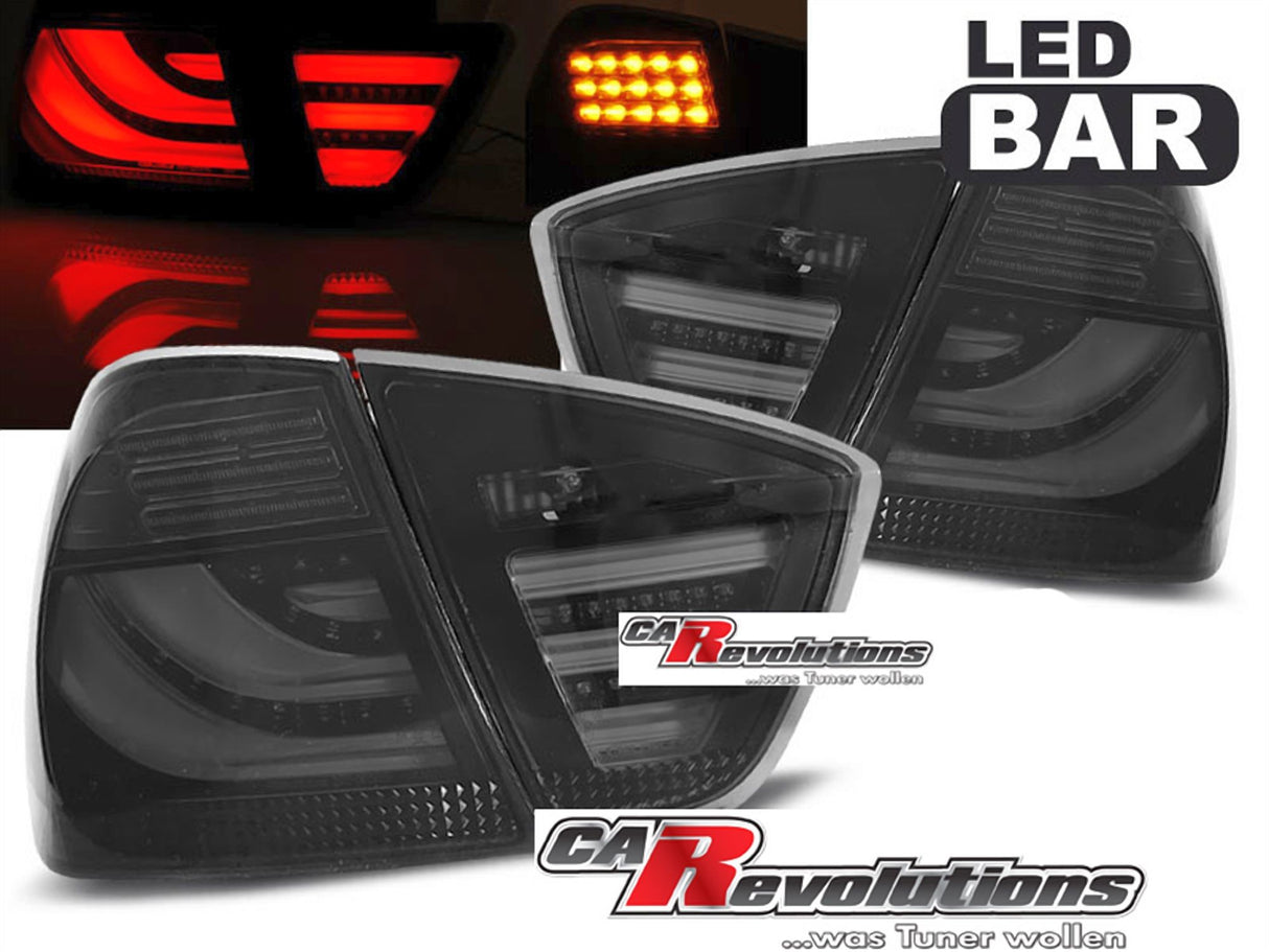 LED LightBar Rückleuchten Set smoke für BMW 3er E90 Limo 03.2005-08.2008