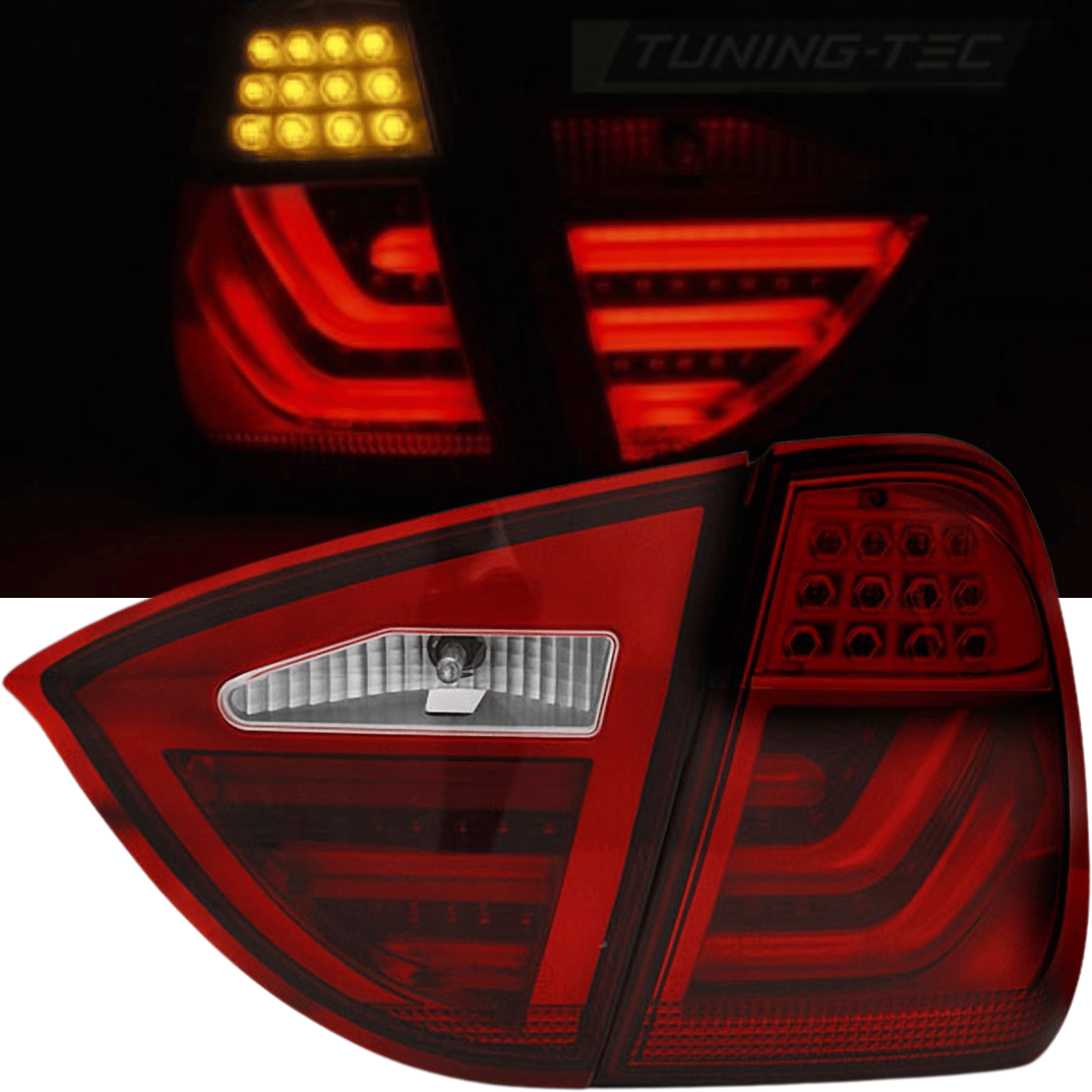 LED LightBar Rückleuchten Set Rot für BMW 3er E91 Touring 2005-2008