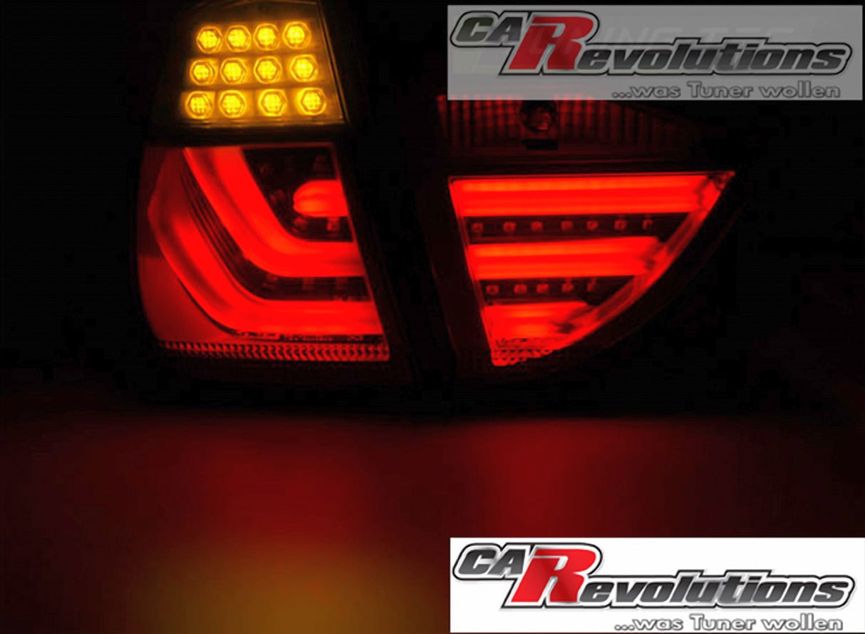 LED LightBar Rückleuchten Set rauchglas für BMW E91 2005-2008