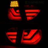 LED Lightbar Rückleuchten Set rot weiß für BMW 3er E91 Touring 2009-2011