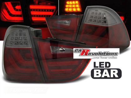 LED Lightbar Rückleuchten Set rot smoke für BMW E91 2009-2011