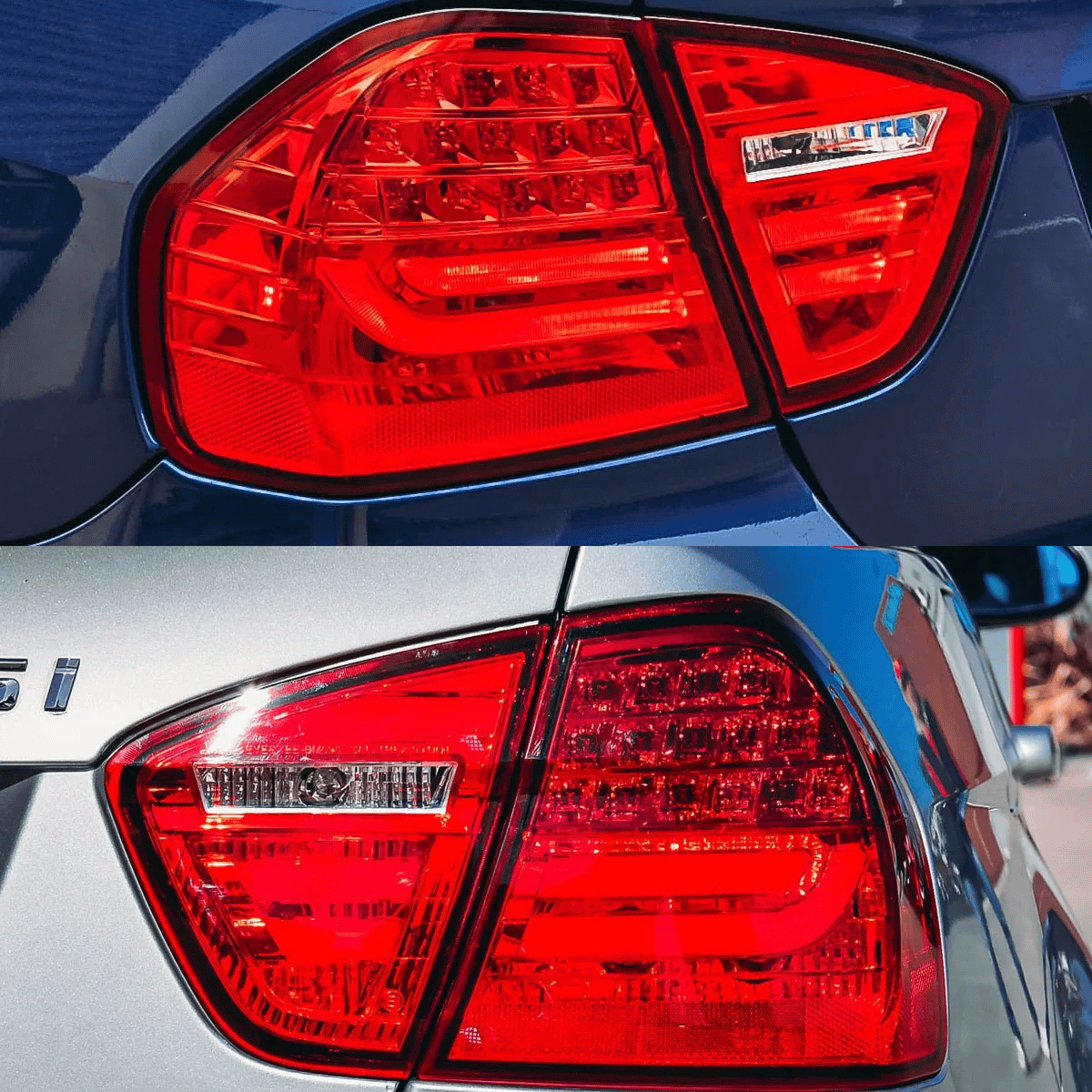 LED Lightbar Rückleuchten Set rot für BMW E90 03.2005-08.2008