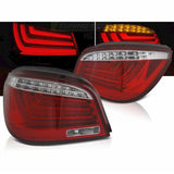 LED Lightbar Dersign Rückleuchten für BMW E60 07/2003-02/2007 Limousine rot