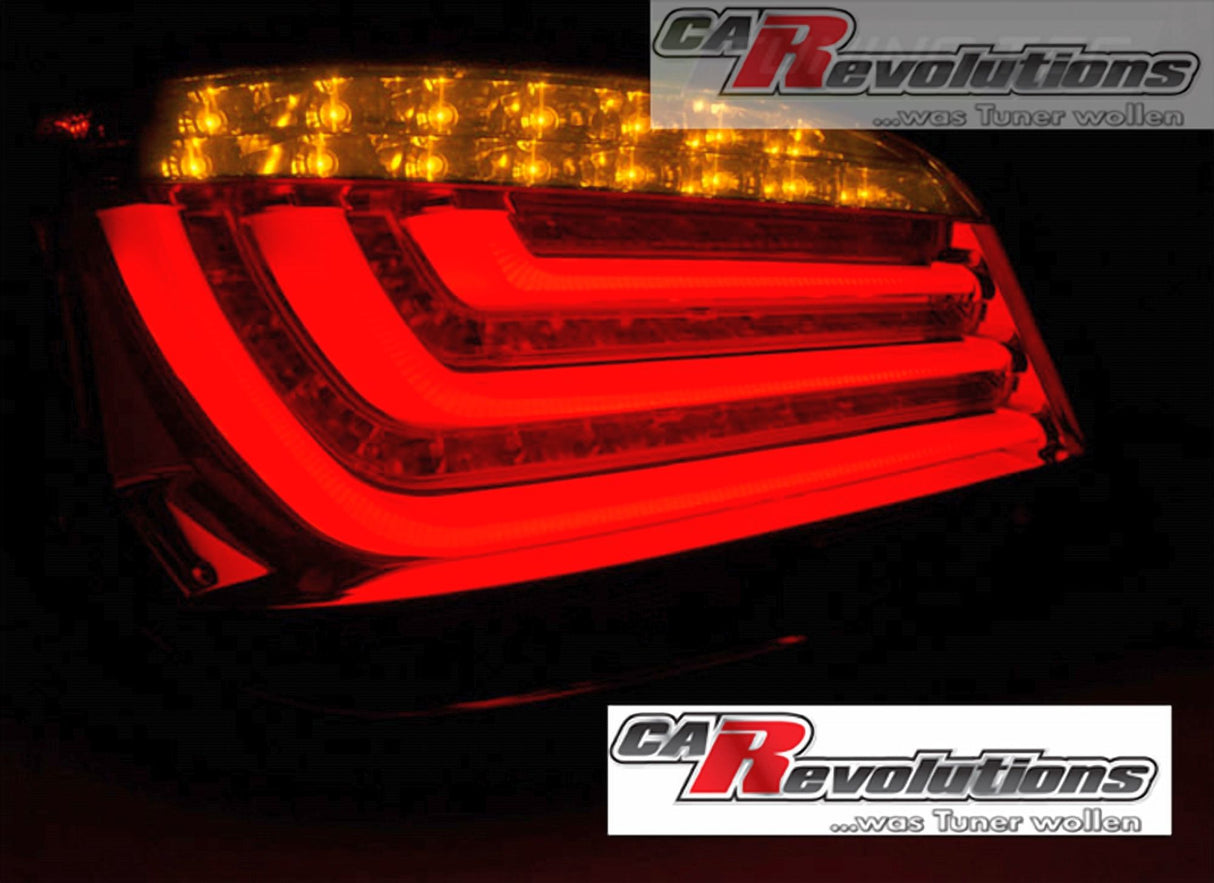 LED Lightbar Rückleuchten in rot matt für BMW E60 07.2003-02.2007