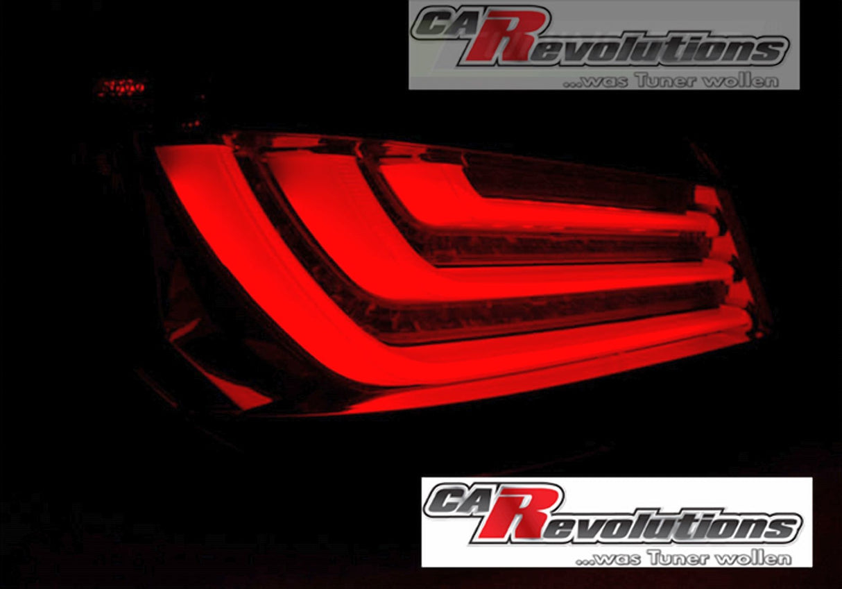 LED Lightbar Rückleuchten in rot matt für BMW E60 07.2003-02.2007