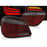 LED Lightbar Rückleuchten in rot matt für BMW E60 07.2003-02.2007