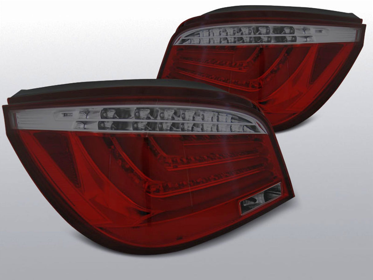 LED Lightbar Rückleuchten in rot matt für BMW E60 07.2003-02.2007