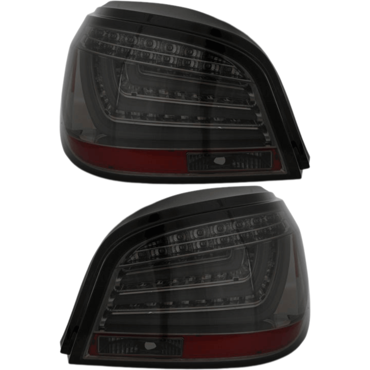 Schwarze LED Rückleuchten für BMW 3er E90 E91 mit dynamischem Blinker