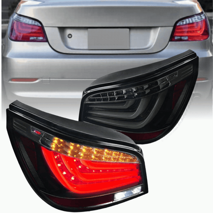 LED Lightbar Rückleuchten in smoke für BMW E60 07/2003-02/2007