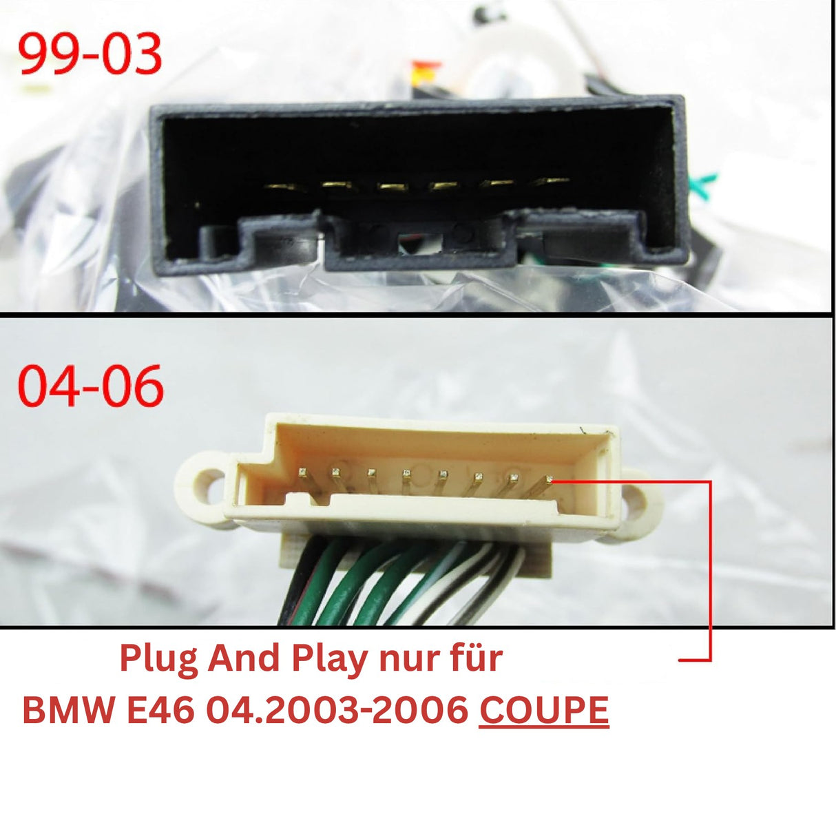LED Rückleuchten in rot matt für BMW E46 04.2003-2006 COUPE