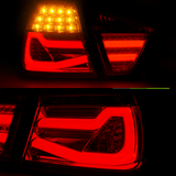 LED Lightbar Rückleuchten Set Rot-Smoke für BMW 3er E90 03.2005-08.2008