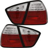 LED Lightbar Rückleuchten Set Rot-Weiß für BMW 3er E90 03.2005-08.2008